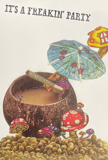 Party Time || 420 Birthday Card