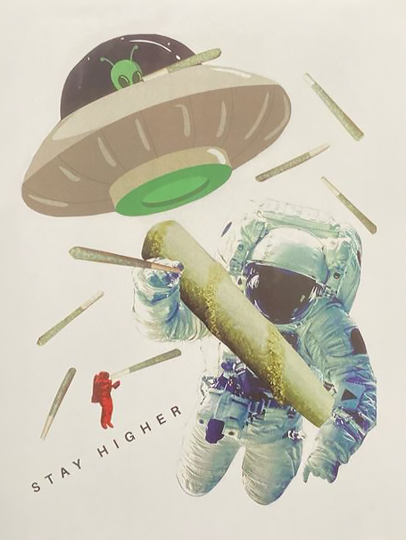Cloud 9 || 420 Birthday Card