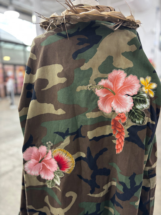 Pink Hibiscus, Lehua, Shell Ginger & Plumerias  ||  3XL