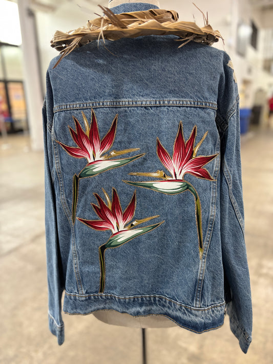 Bird of Paradise & Plumerias  ||  2XL